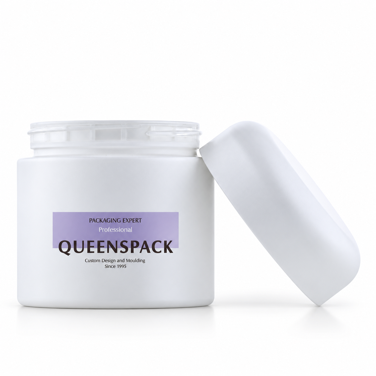 Q0359 Glass cream bottle