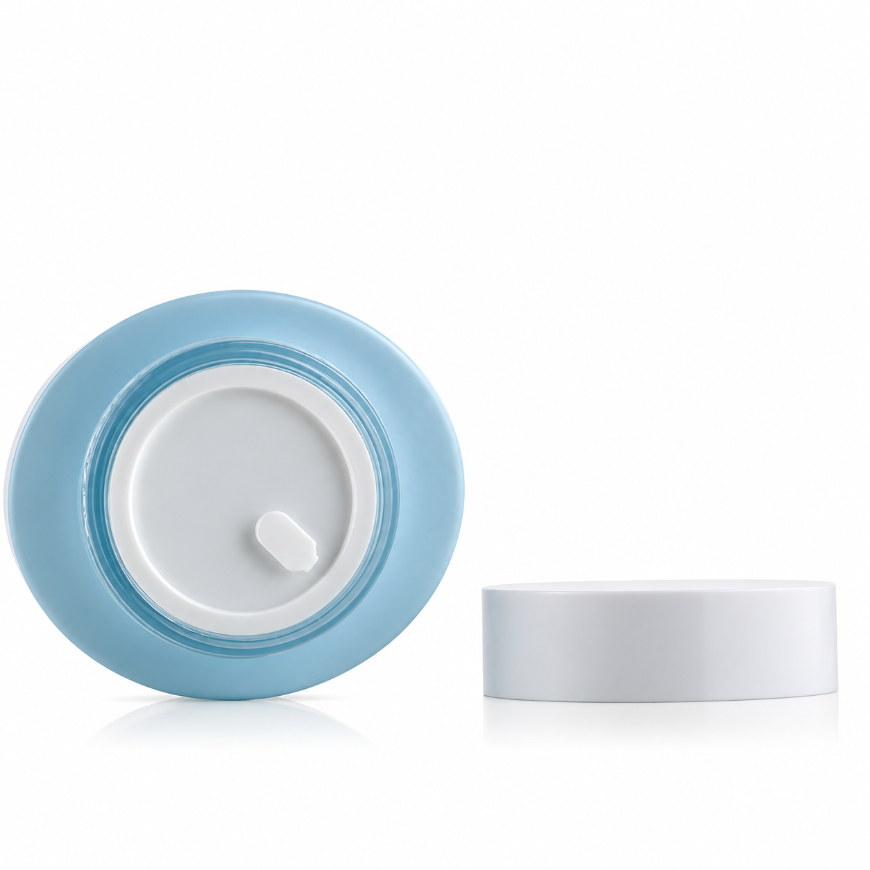 Q0358 Glass cream bottle