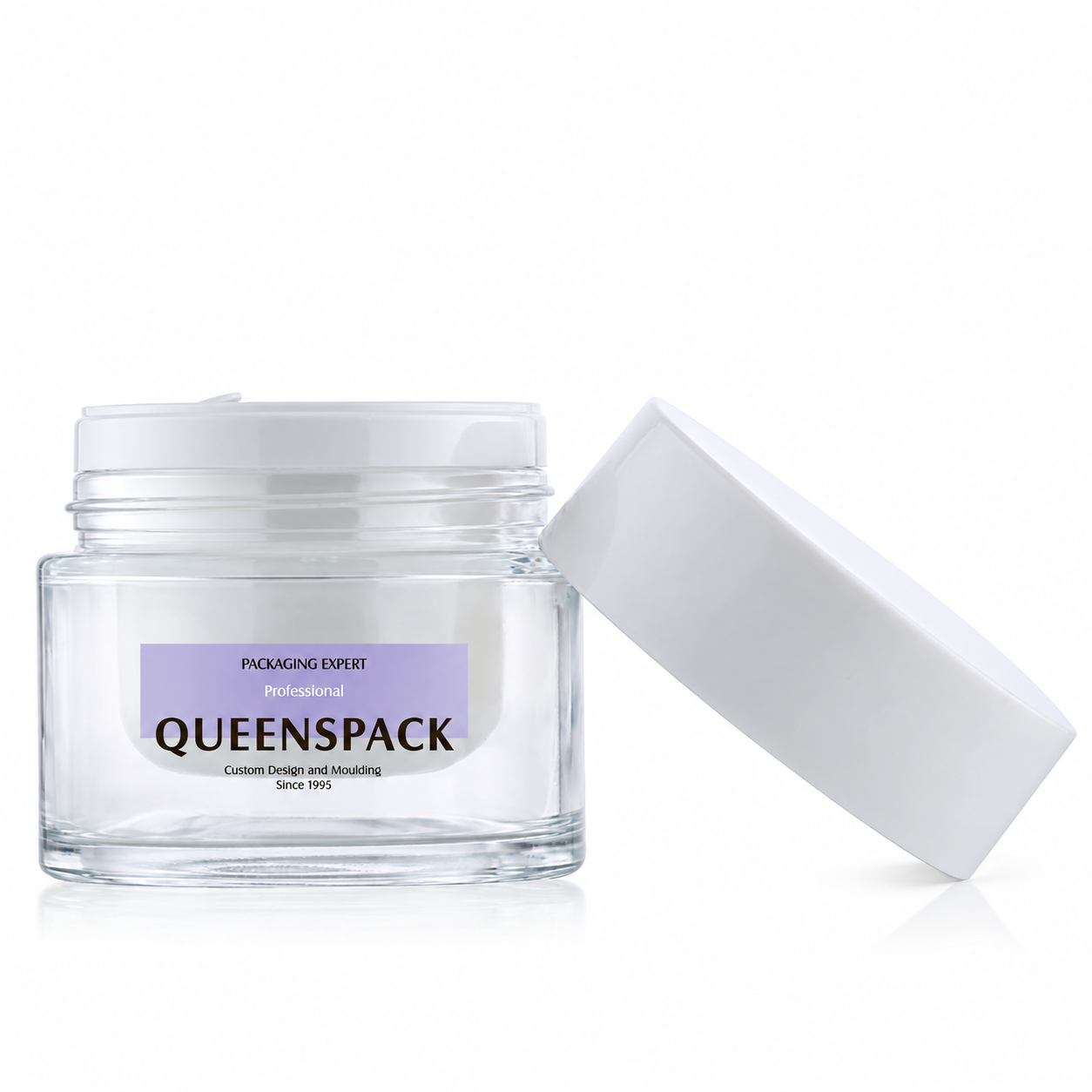 QS1003V Glass cream bottle