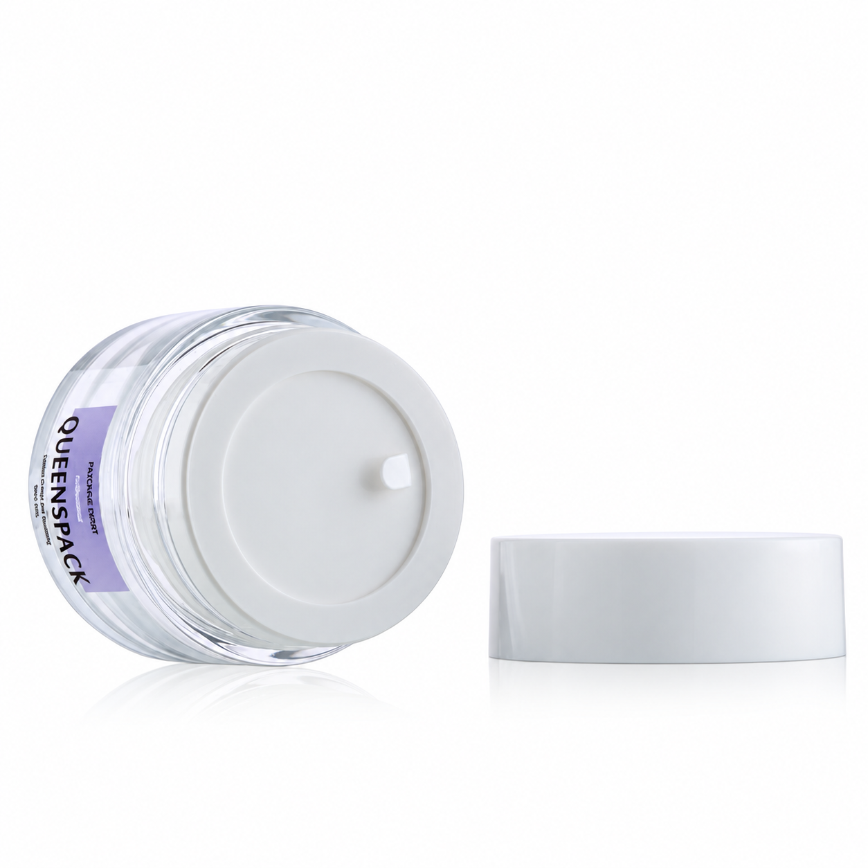 QS1003V Glass cream bottle