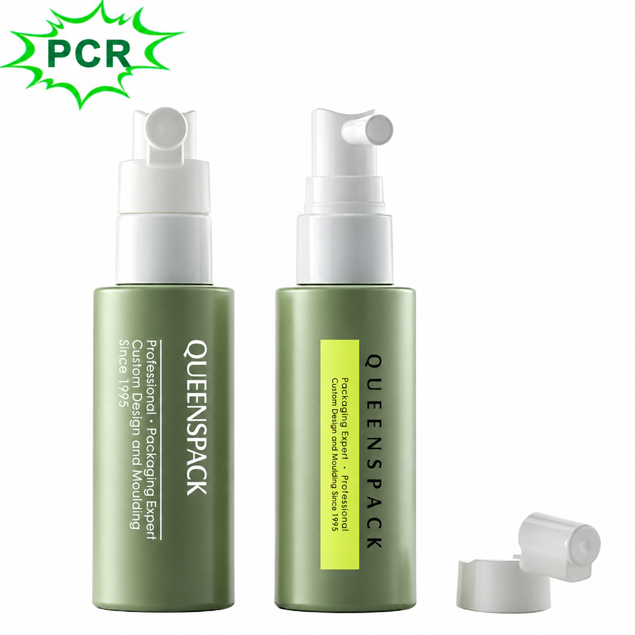 PET spray bottle with long nozzle